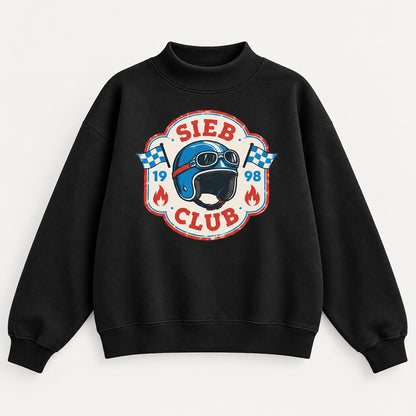 SIEB Mock-Neck Crew Sweatshirt Helm