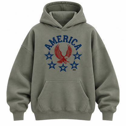 SIEB Oversize AMERICAN Hoodie
