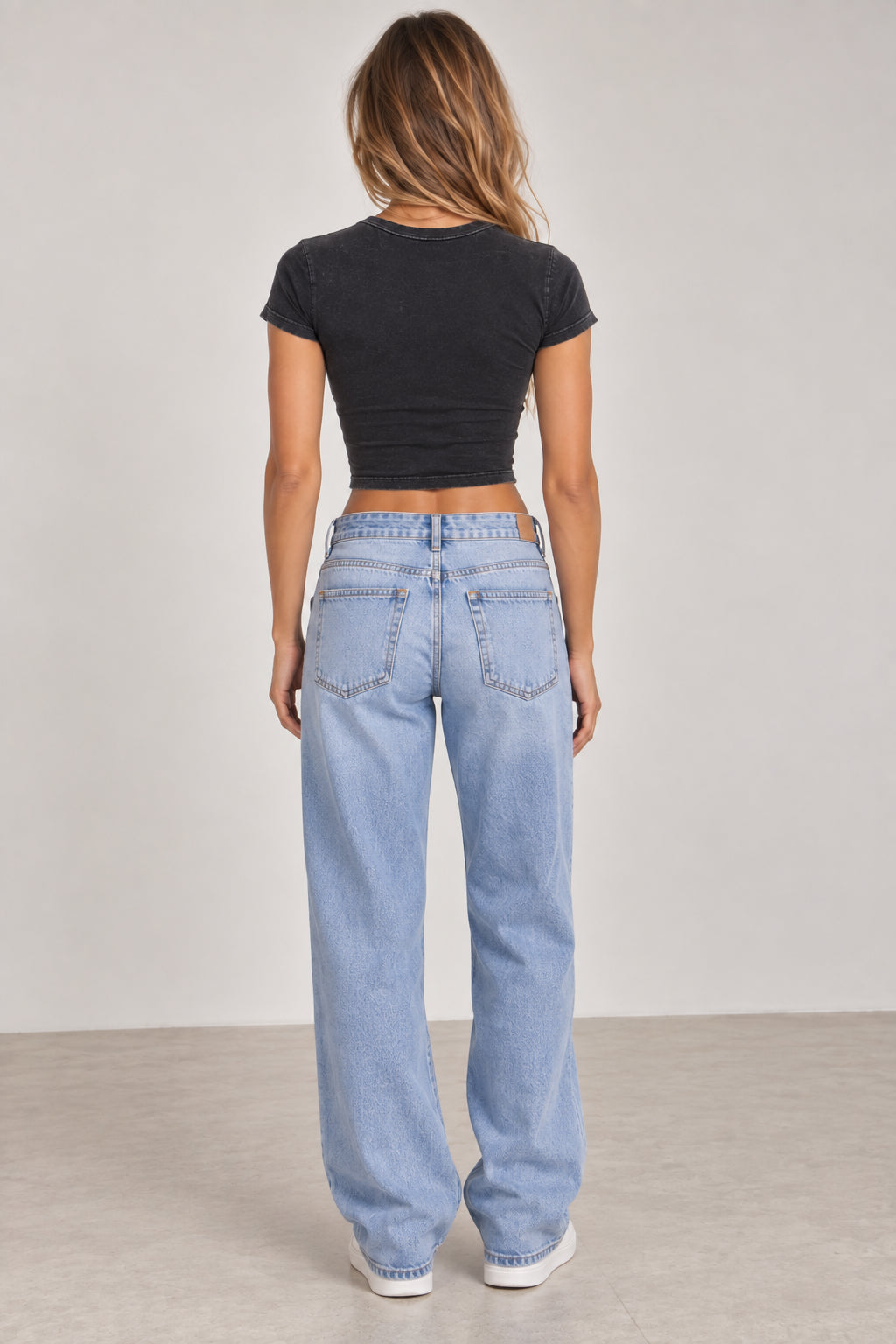 Snow Washed Crop Top