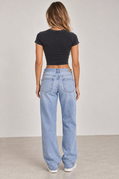 Snow Washed Crop Top