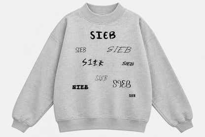 SIEB Fleece Mock-Neck Crew Sweatshirt