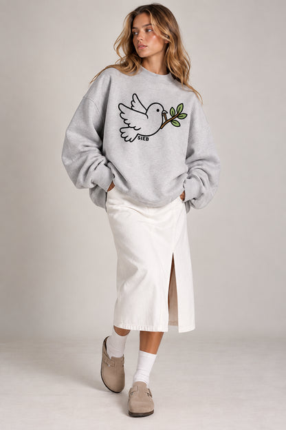 SIEB Mock-Neck Crew Sweatshirt BIRD