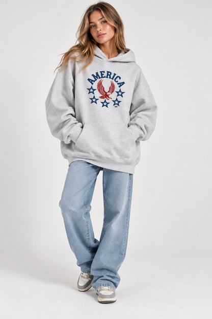 SIEB Oversize AMERICAN Hoodie