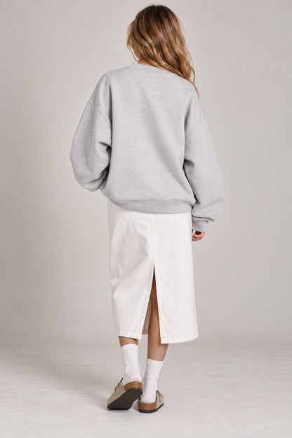 SIEB Mock-Neck Crew Sweatshirt BIRD