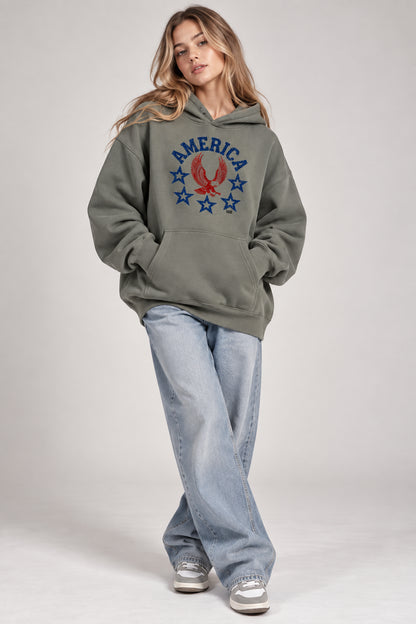 SIEB Oversize AMERICAN Hoodie