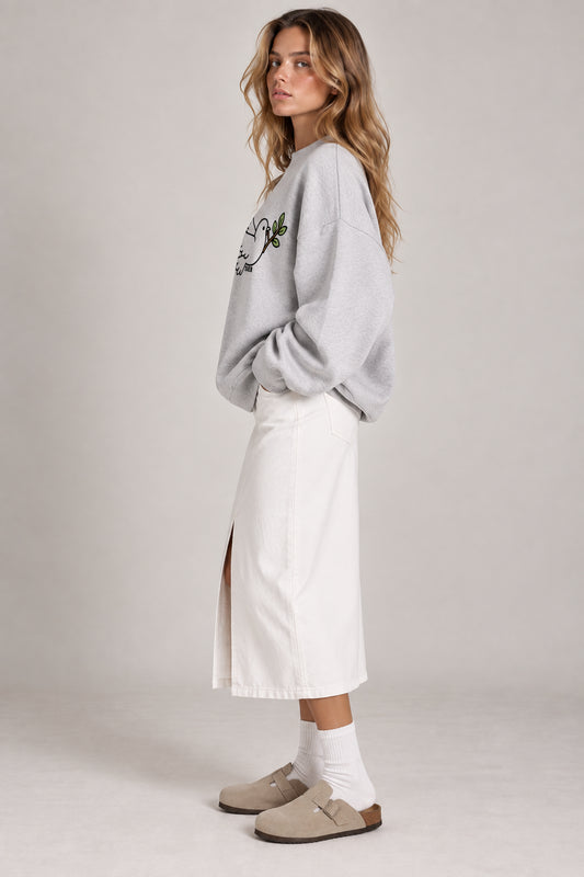 SIEB Mock-Neck Crew Sweatshirt BIRD