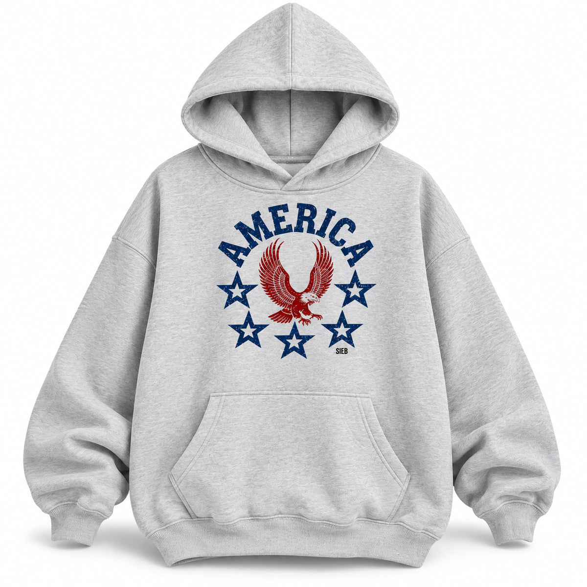 SIEB Oversize AMERICAN Hoodie